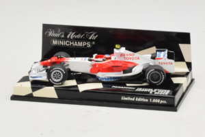 Toyota T. Glock Panasonic Toyota Racing Showcar F1 2008 Minichamps 1:43 400080082 Μέταλλο