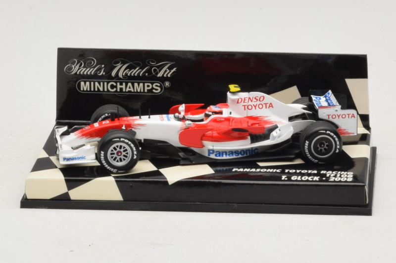 Toyota TF108 #11 T. Glock Panasonic Toyota Racing F1 2008 Minichamps 1:43 400080012 Μέταλλο