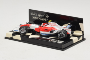 Toyota TF108 #11 T. Glock Panasonic Toyota Racing F1 2008 Minichamps 1:43 400080012 Μέταλλο - εικόνα 3 από 5