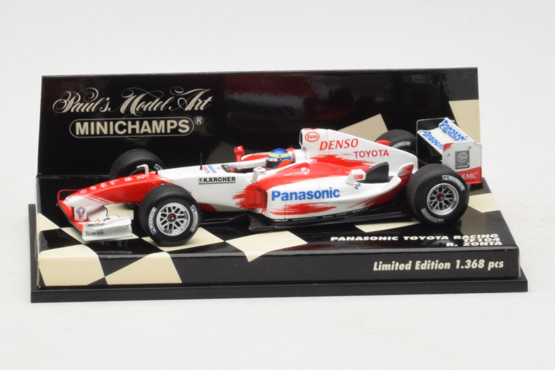 Toyota TF104 Panasonic #16 R. Zonta Panasonic Toyota Racing 2004 Minichamps 1:43 400040116 Μέταλλο