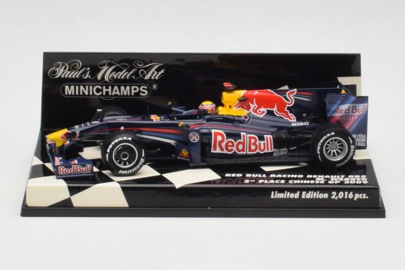 Red Bull Racing Renault RB5 #14 M. Webber Race Car 2009 Minichamps 1:43 400090114 Μέταλλο