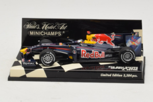Red Bull Racing RB6 S. Vettel F1 Showcar 2010 Minichamps 1:43 400100075 Μέταλλο