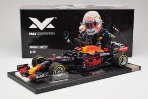 Red Bull RB16B #33 M. Verstappen France GP Winner 2021 Minichamps 1:18 113210833 Μέταλλο - εικόνα 6 από 7