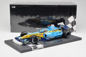 Renault F1 Team R25 #5 F. Alonso 3rd Place Brazil GP 2005 World Champion Minichamps 1:18 117051705 Μέταλλο - εικόνα 7 από 7