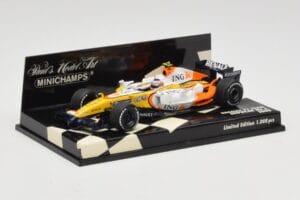 Renault R28 #6 Showcar 2008 Minichamps 1:43 400080076 Μέταλλο - εικόνα 2 από 5