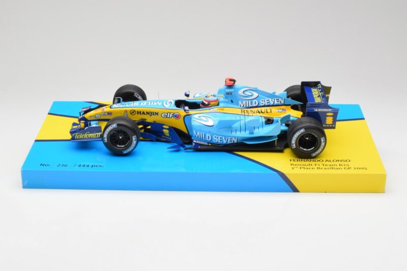 Renault R25 #5 F. Alonso Brazil GP F1 World Champion 2005 Minichamps 1:18 147051705 Μέταλλο