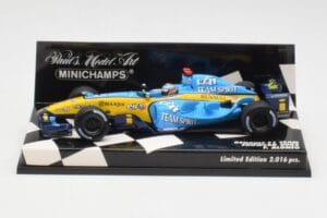 Renault R25 F. Alonso F1 World Champion Showcar 2005 Minichamps 1:43 400050075 Μέταλλο