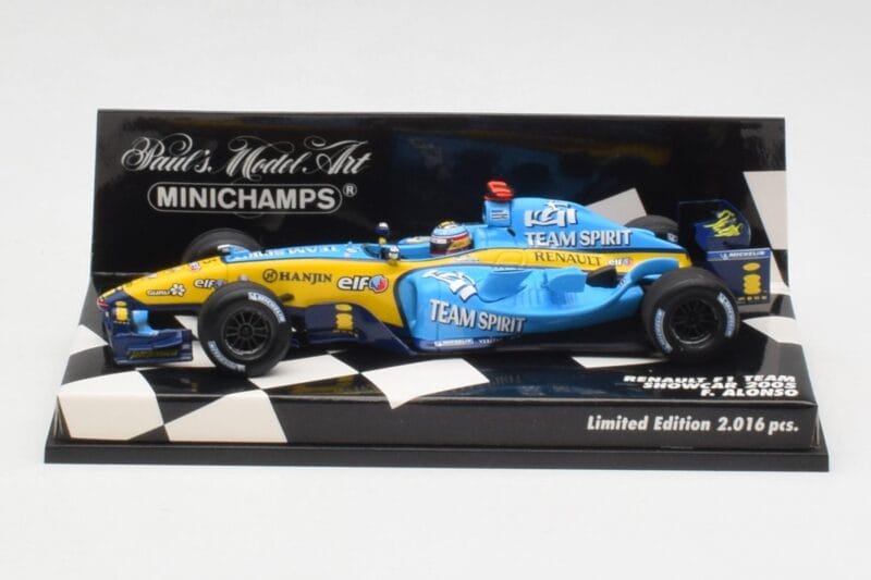 Renault R25 F. Alonso F1 World Champion Showcar 2005 Minichamps 1:43 400050075 Μέταλλο