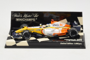 Renault R27 #3 G. Fisichella Renault F1 Team Showcar 2007 Minichamps 1:43 400070073 Μέταλλο