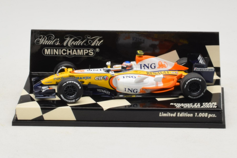 Renault R27 #4 H. Kovalainen Renault F1 Team Showcar 2007 Minichamps 1:43 400070074 Μέταλλο