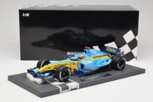 Renault R25 #5 F. Alonso San Marino GP Winner 2005 Minichamps 1:18 117050405 Ρητίνη - εικόνα 7 από 7