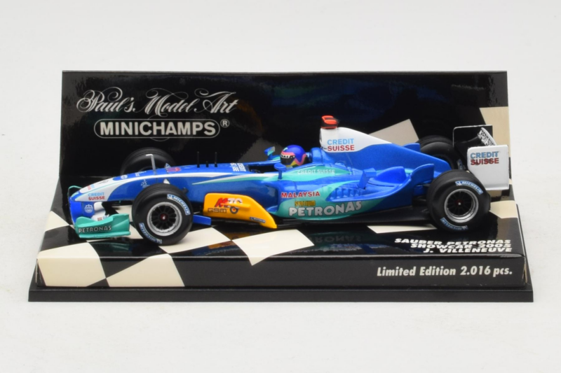 Sauber C24 Petronas #11 J. Villeneuve Sauber Petronas F1 Team Showcar 2005 Minichamps 1:43 400050081 Μέταλλο