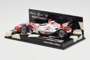 Super Aguri Honda SA06 #22 T. Sato Japanese GP 2006 Minichamps 1:43 400060122 Μέταλλο - εικόνα 3 από 5