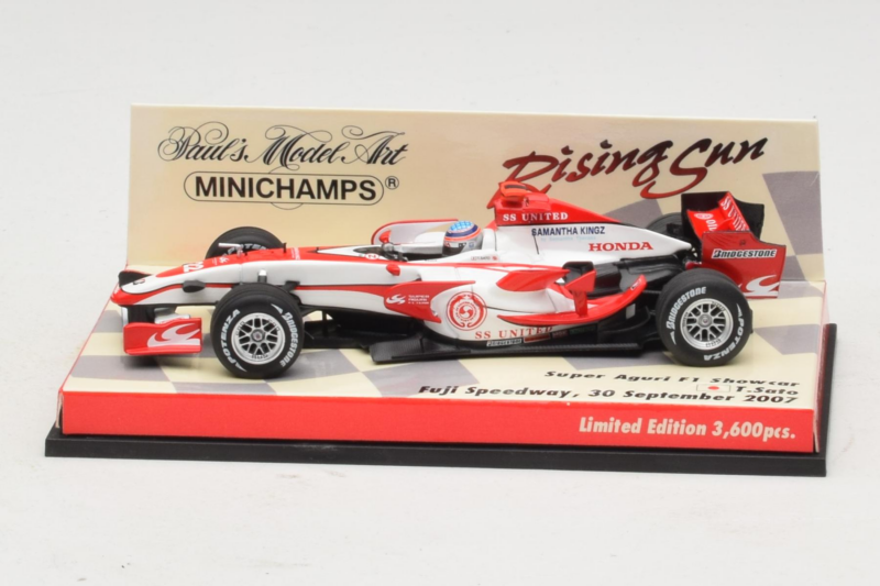 Super Aguri SA07 T. Sato F1 Showcar 2007 Minichamps 1:43 403080092 Μέταλλο