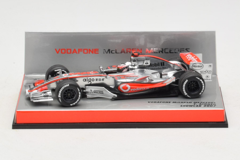 McLaren MP4-22 Mercedes #1 F. Alonso Vodafone McLaren Showcar F1 2007 Minichamps 1:43 533074371 Μέταλλο