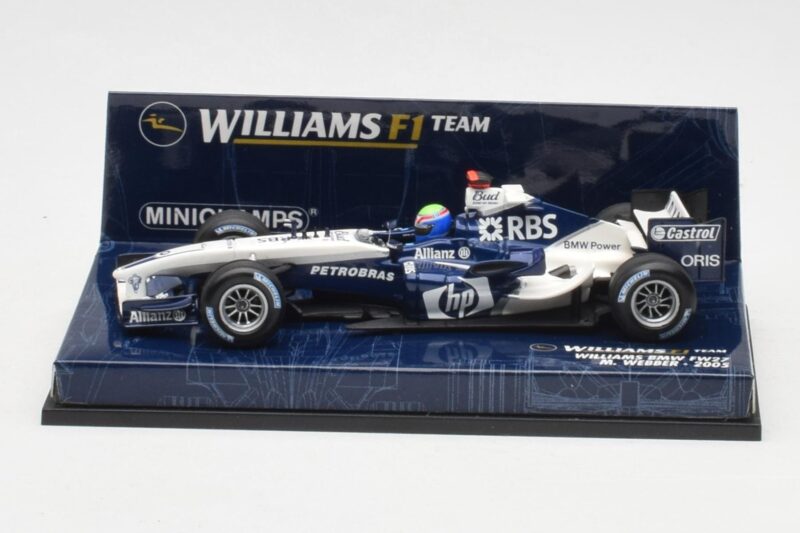 Williams FW27 BMW #7 M. Webber F1 2005 Minichamps 1:43 400050007 Μέταλλο