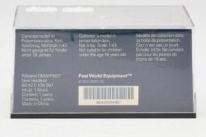 Williams FW27 BMW #16 N. Heidfeld F1 2005 Minichamps 1:43 80420404067 Μέταλλο - εικόνα 4 από 5