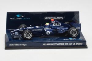 Williams FW27C BMW #7 M. Webber Test Car F1 2005 Minichamps 1:43 400050109 Μέταλλο