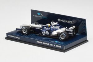 Williams FW28 M. Webber Showcar F1 2006 Minichamps 1:43 400060079 Μέταλλο - εικόνα 3 από 5