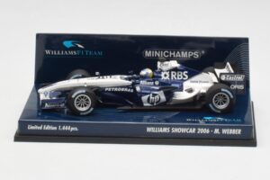 Williams FW28 M. Webber Showcar F1 2006 Minichamps 1:43 400060079 Μέταλλο