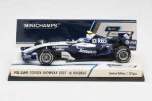 Williams FW29 N. Rosberg F1 Showcar 2007 Minichamps 1:43 400070086 Μέταλλο