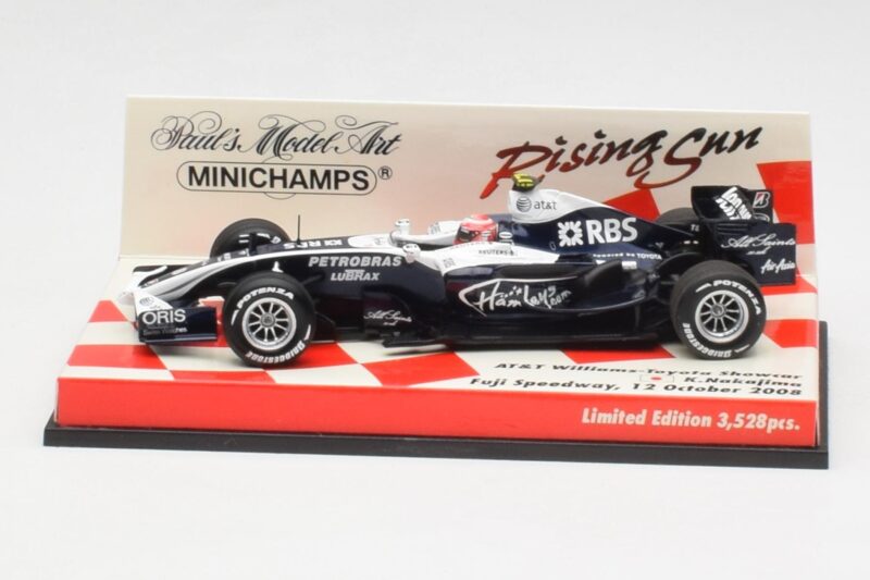 Williams FW30 K. Nakajima F1 Showcar Version 2 2008 Minichamps 1:43 403080178 Μέταλλο