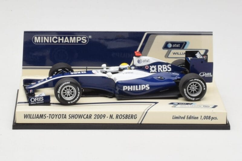 Williams FW31 N. Rosberg F1 Showcar 2009 Minichamps 1:43 400090086 Μέταλλο