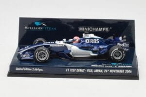 Williams FW28 Toyota K. Nakajima F1 Test Debut 2006 Minichamps 1:43 400060135 Μέταλλο