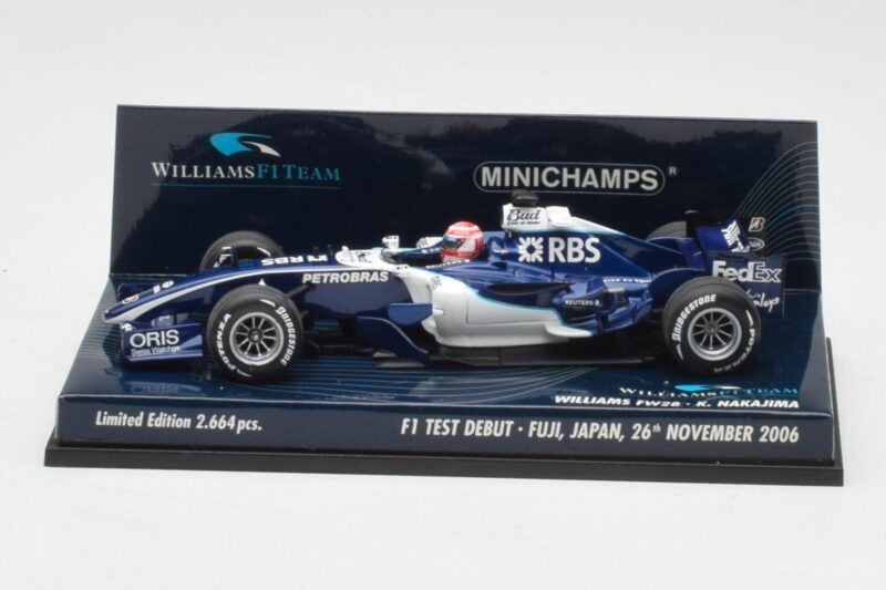 Williams FW28 Toyota K. Nakajima F1 Test Debut 2006 Minichamps 1:43 400060135 Μέταλλο