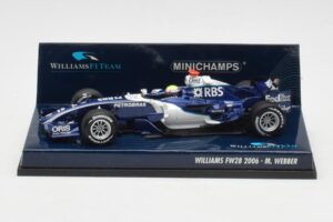 Williams FW28 Toyota #7 M. Webber F1 2006 Minichamps 1:43 400060009 Μέταλλο