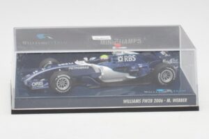 Williams FW28 Toyota #7 M. Webber F1 2006 Minichamps 1:43 400060009 Μέταλλο - εικόνα 5 από 5