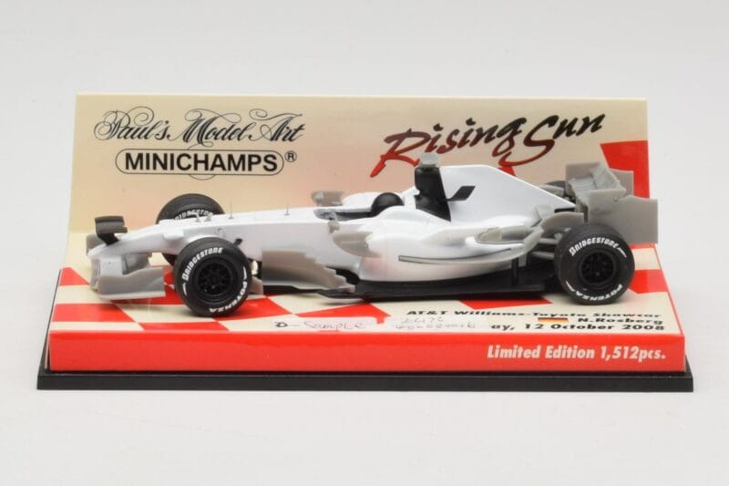 Williams Toyota FW29B #7 N. Rosberg Showcar 2008 Minichamps 1:43 403080177 Μέταλλο