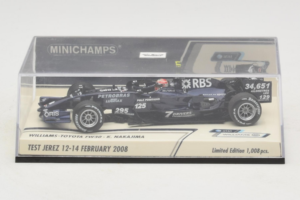 Williams FW30 Toyota #8 K. Nakajima Test Jerez Feb 2008 Minichamps 1:43 400080208 Μέταλλο - εικόνα 4 από 5