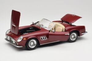 Ferrari 250 GT California Spider LWB Σκούρο Κόκκινο Hot Wheels 1:18 25727 Μέταλλο - εικόνα 2 από 8