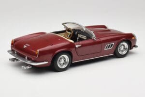 Ferrari 250 GT California Spider LWB Σκούρο Κόκκινο Hot Wheels 1:18 25727 Μέταλλο - εικόνα 3 από 8