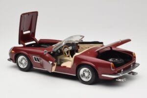 Ferrari 250 GT California Spider LWB Σκούρο Κόκκινο Hot Wheels 1:18 25727 Μέταλλο - εικόνα 5 από 8