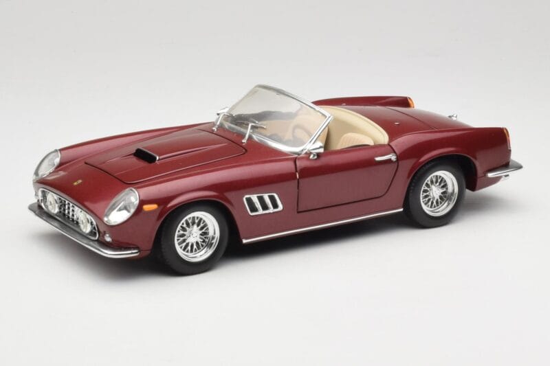 Ferrari 250 GT California Spider LWB Σκούρο Κόκκινο Hot Wheels 1:18 25727 Μέταλλο