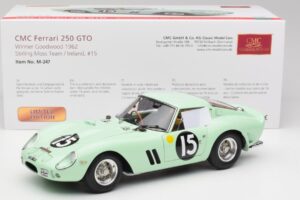 Ferrari 250 GTO #15 S. Moss / G. Hill Goodwood 1962 CMC 1:18 M-247 Μέταλλο - εικόνα 6 από 6