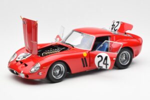Ferrari 250 GTO #24 J. Blaton / G. Langlois 2nd 24 Hours of Le Mans 1963 Kyosho 1:18 08432C Μέταλλο - εικόνα 2 από 8