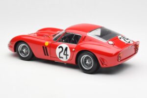 Ferrari 250 GTO #24 J. Blaton / G. Langlois 2nd 24 Hours of Le Mans 1963 Kyosho 1:18 08432C Μέταλλο - εικόνα 7 από 8