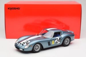 Ferrari 250 GTO #24 P. Rodriguez 12 Hours of Sebring GT3.0 Winner 1962 Kyosho 1:18 08438D Μέταλλο - εικόνα 8 από 8
