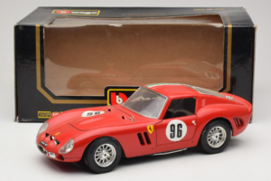 Ferrari 250 GTO #96 Κόκκινο Ιταλική Σημαία 1962 Bburago 1:18 3011-P2 Μέταλλο - εικόνα 8 από 8