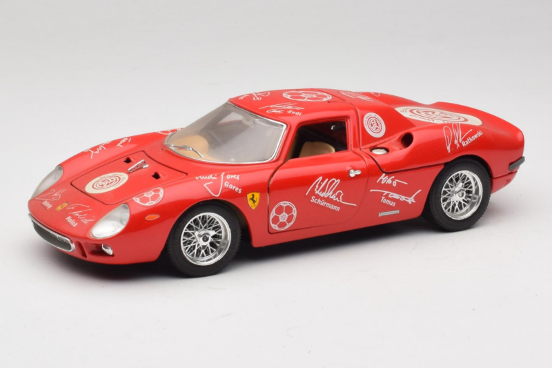 Ferrari 250 LM Κόκκινο Λευκό Essen Autographs Περιορισμένη Έκδοση Bburago 1:18 3033-P4 Μέταλλο