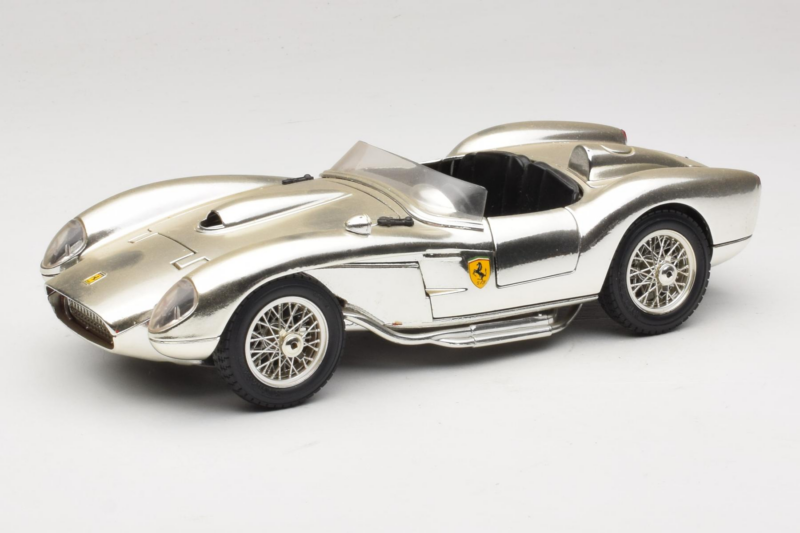 Ferrari 250 Testa Rossa Chrome Ασημί Bburago 1:18 3007-C1 Μέταλλο