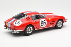 Ferrari 275 GTB Competizione #26 G. Biscaldi / A. de Bourbon Team Hugus 24 Hours of Le Mans 1966 CMC 1:18 M-199 Μέταλλο - εικόνα 2 από 6
