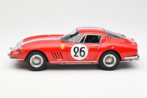 Ferrari 275 GTB Competizione #26 G. Biscaldi / A. de Bourbon Team Hugus 24 Hours of Le Mans 1966 CMC 1:18 M-199 Μέταλλο - εικόνα 3 από 6