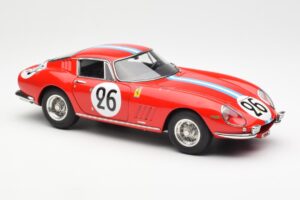Ferrari 275 GTB Competizione #26 G. Biscaldi / A. de Bourbon Team Hugus 24 Hours of Le Mans 1966 CMC 1:18 M-199 Μέταλλο - εικόνα 4 από 6