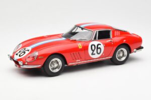 Ferrari 275 GTB Competizione #26 G. Biscaldi / A. de Bourbon Team Hugus 24 Hours of Le Mans 1966 CMC 1:18 M-199 Μέταλλο