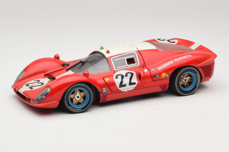 Ferrari 330 P4 #22 Scuderia Filipinetti Poor Condition 1967 Revell 1:18 48825-P1 Μέταλλο