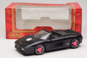 Ferrari 348 Spider Μαύρο Mira 1:18 6181 Μέταλλο - εικόνα 8 από 8
